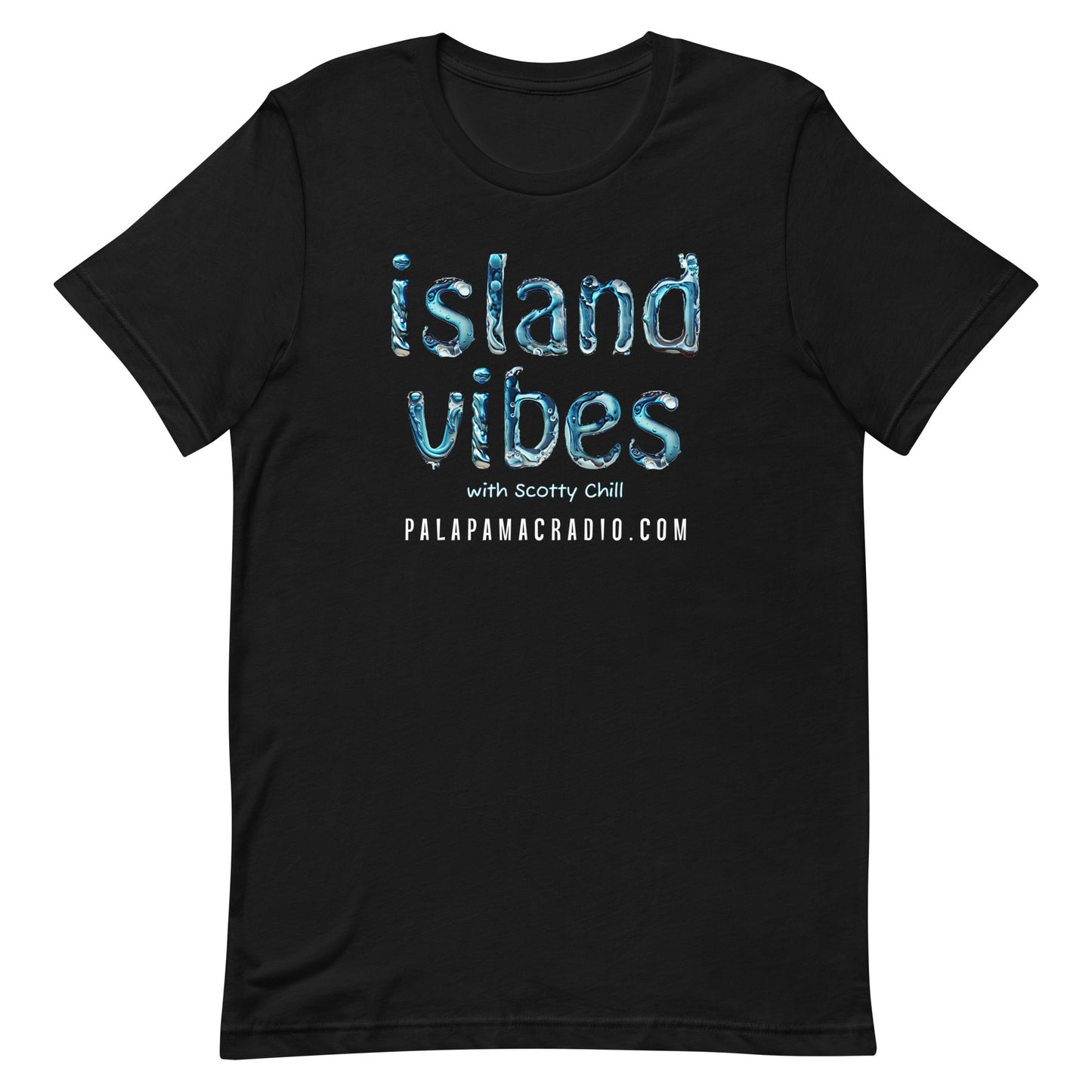 Island Vibes (Water) Lightweight Tee - Black & Navy