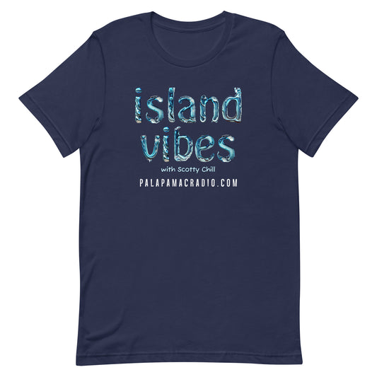 Island Vibes (Water) Lightweight Tee - Black & Navy