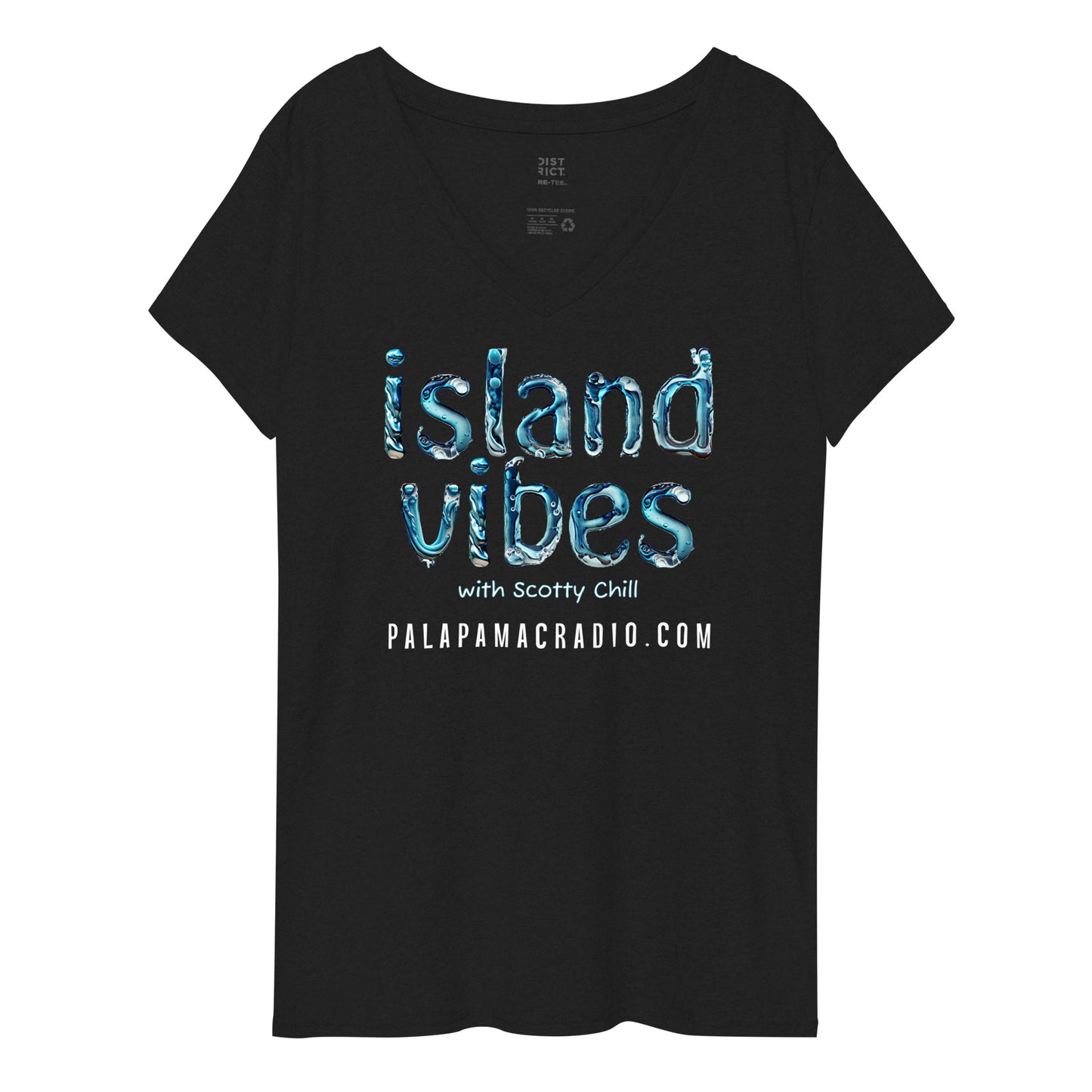 Island Vibes (Water) Women’s V-neck t-shirt - 3 Color Options