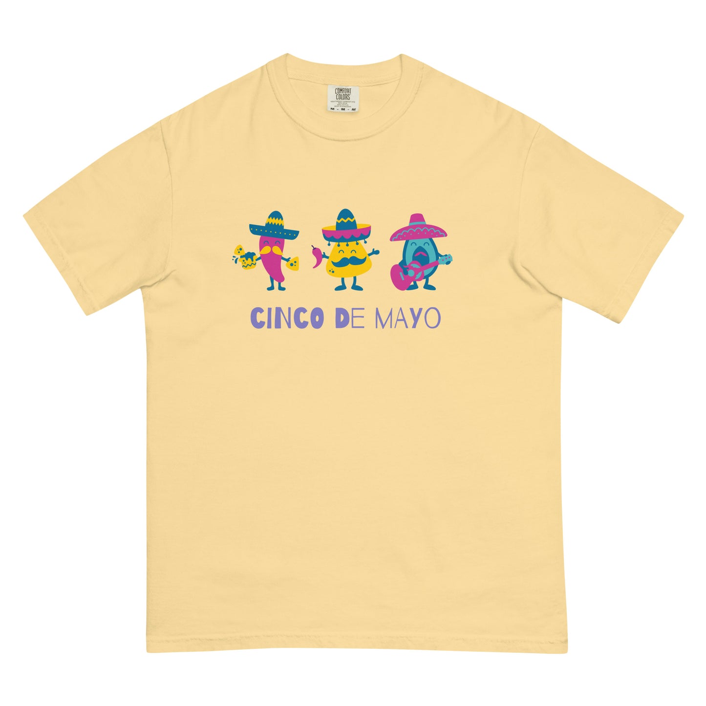 Cinco de Mayo Men’s garment-dyed heavyweight t-shirt