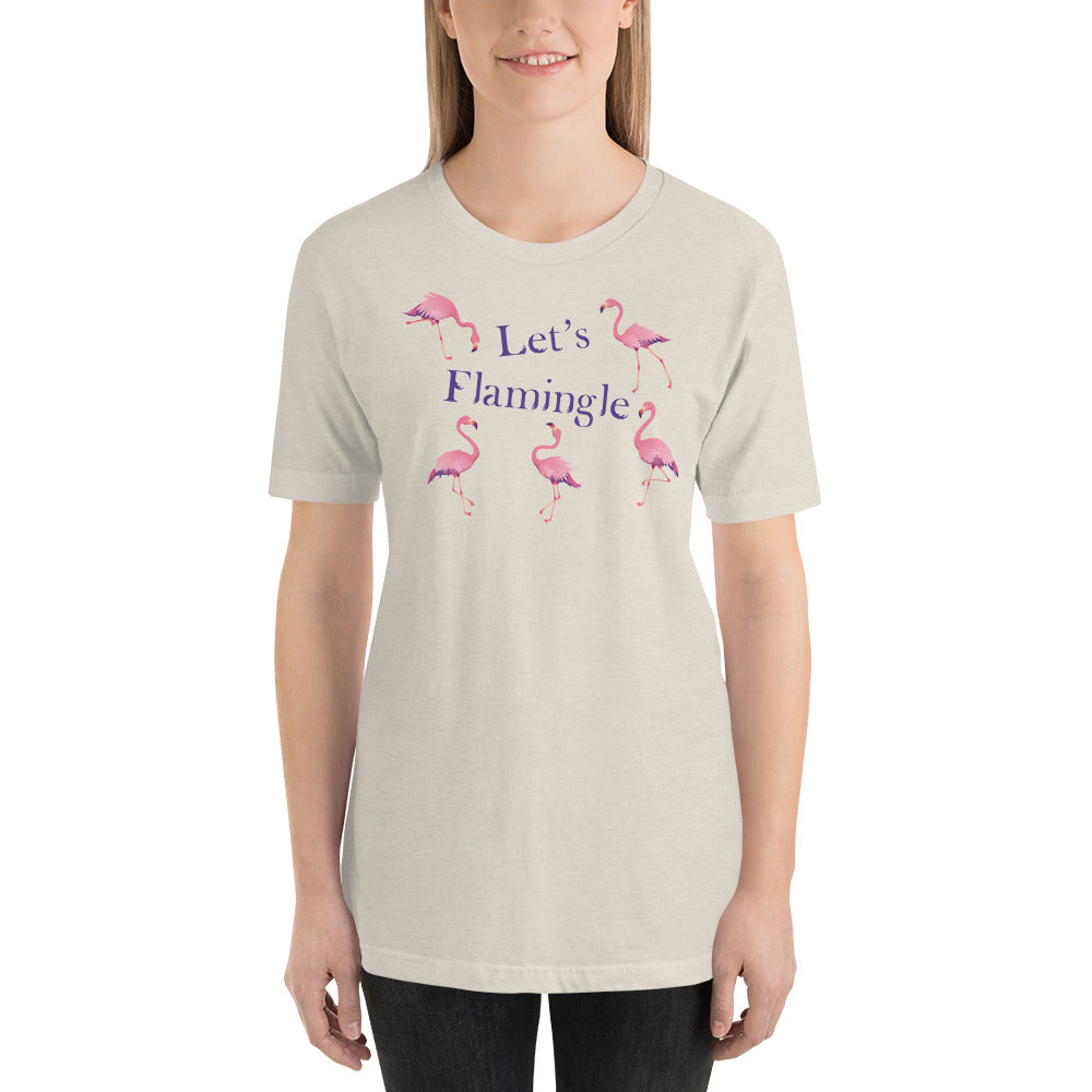 Let's Flamingle!  T-shirt