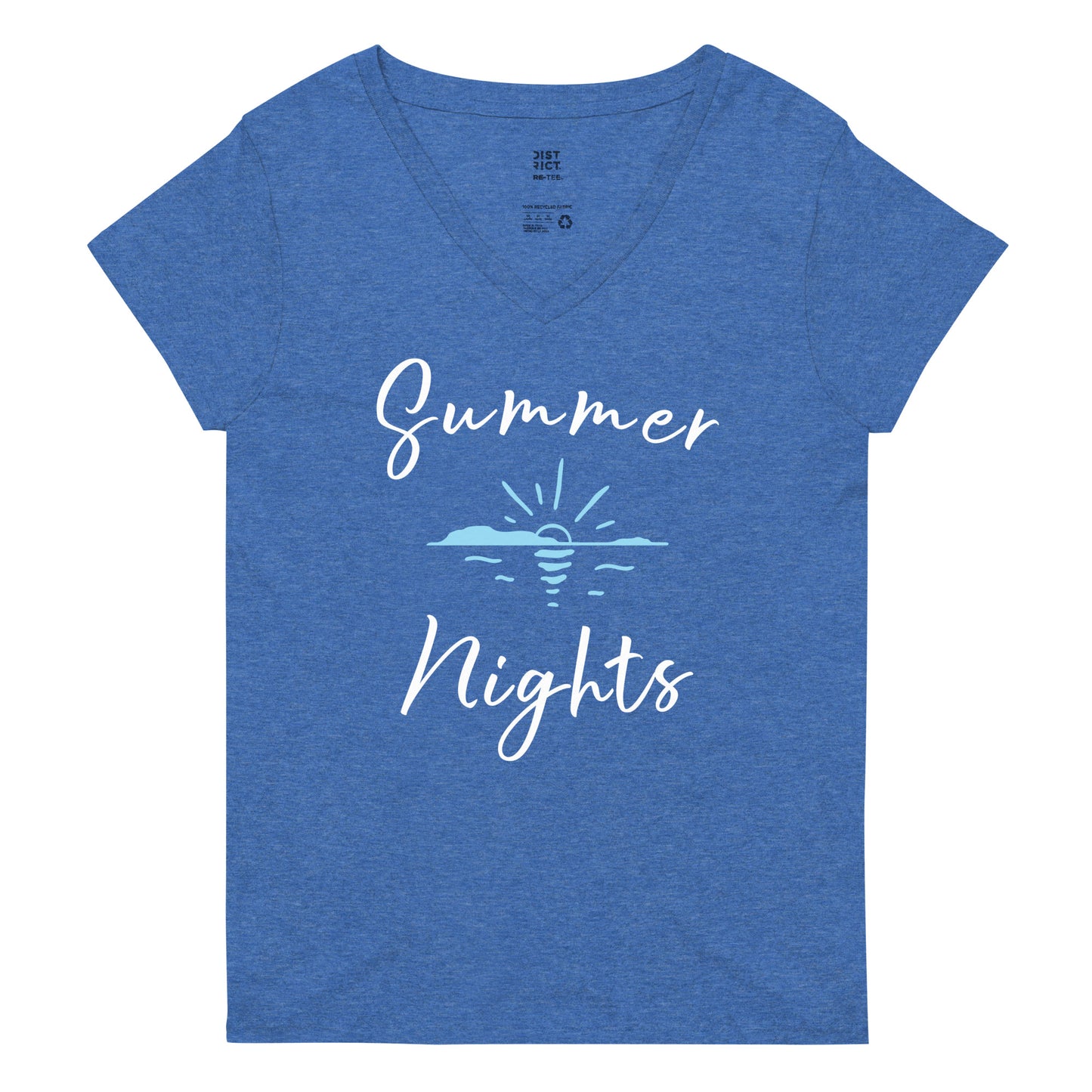 Summer Nights Ladies V-neck T-shirt